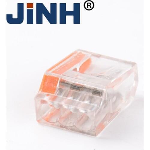 2/3/4/5 Pole Wire Connector Push-in Terminal Block Universal Fast Wiring Cable Connectors For Cable Connection