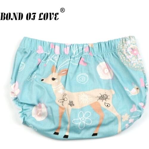 2020 MEW Baby Shorts 100% Cotton Newborn Bloomers Baby Panties Infant Christmas Deer pattern PP Shorts Kids Bloomer