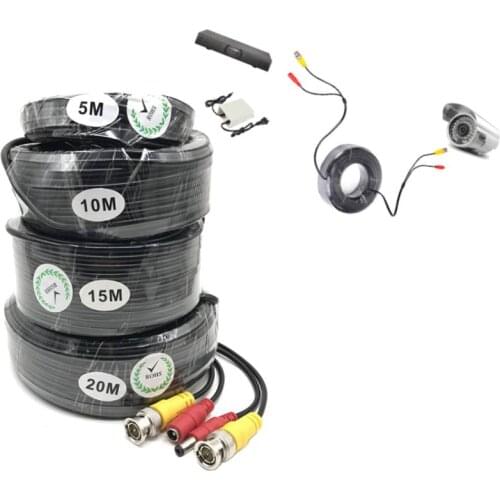 5~30M High quality CCTV DVR Camera Recorder system Video Cable DC Power Security Surveillance BNC Cable Installation Accessories