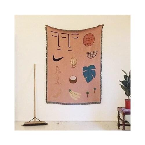 American Pink Hawaii Throw Blanket Multifunction Christmas Sofa Covers Dust Cover Air Conditioning Blankets For Bed