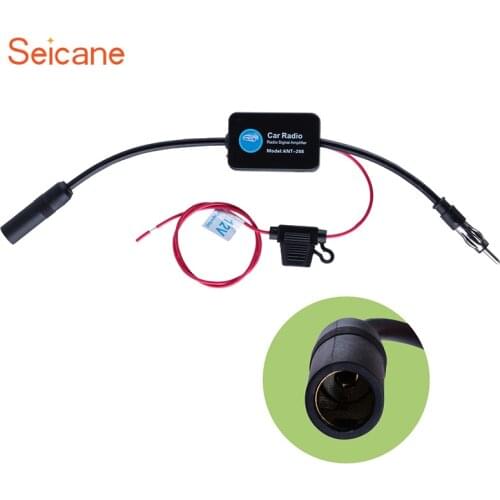 Seicane Best 88-108Mhz Anti-interference Magnetic Cycles Car Radio Antenna for 2015 Universal FM Signal AMP Amplifier Booster