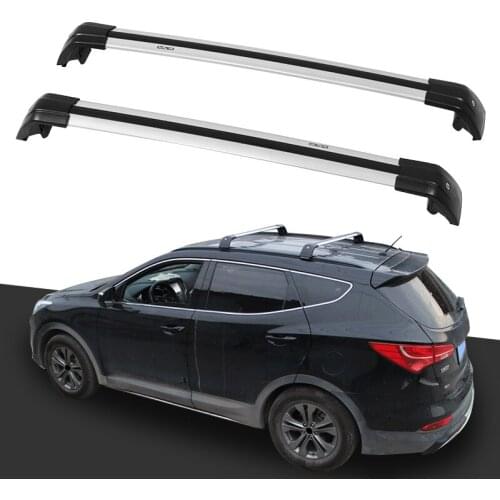 Baggage High Quality Aluminum Luggage Cross Bar for Mitsubishi Outlander 2013-2018 Roof Rail Rack Pair