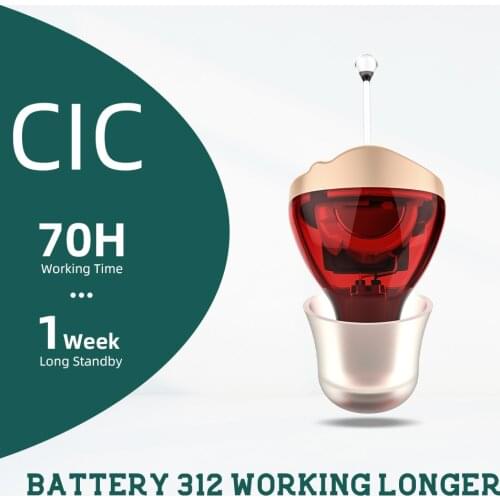 Soroya Digital Hearing Aid Mini CIC Invisible Ear Sound Amplifier Enhancer Wireless Hearing Aids Portable Ear Care Made in China