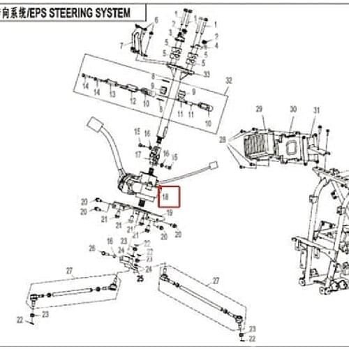 EPS DRIVER FIT FOR CFmoto 800 CF X8 ATV QUAD PARTS 2015