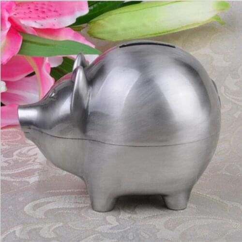 Europe Animal model piggy bank Metal crafts coin saving box bank saving money box for Childrens gifts home decorative SNG054