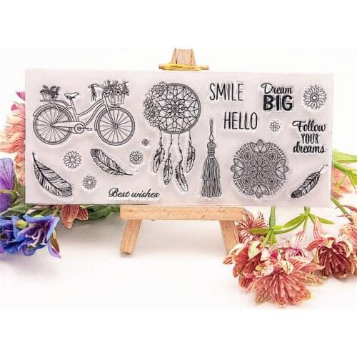 Hot selling Shiny dream clear stamp / silicone seal roller stamp DIY scrapbook album / card production