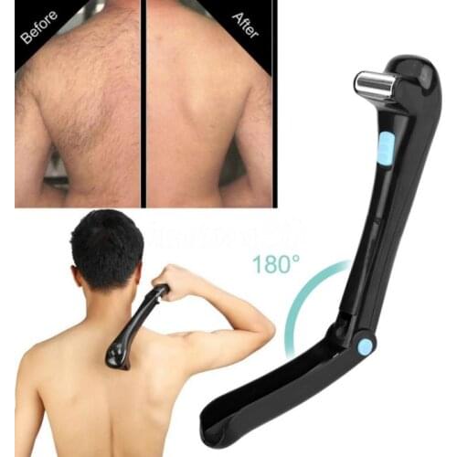 Men Manual Back Hair Shaver Blade Trimmer Do-it-yourself Long Handle Big Blade Hair Removal Razor Whole Body Leg Back Hair Razor