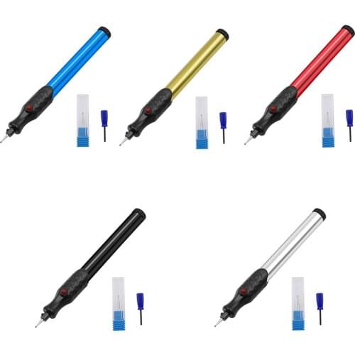 DIY Electric Engraving Engraver Pen Carve Tool For Jewelry Metal Glass Electric Engraving Pen+Small Wrench+1Pcs Pen head