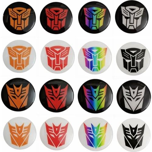 Car Styling Plastic Car Stickers Cool Autobot Logo Transformers Badge Emblem Tail Decal Motorcycle Car Decoration Accessories