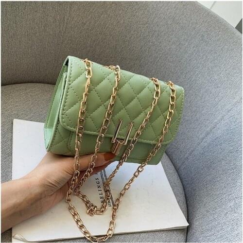 High Sense Crossbody Bag Female 2020 New Trendy Version Ins Wild Western Chain One-shoulder Diagonal Small Messenger Bag