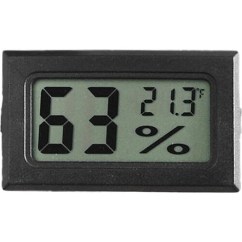 Thermometer Hygrometer LCD Display Mini Digital Electronic Temperature Humidity Meters Gauge Indoor Humidors Greenhouse