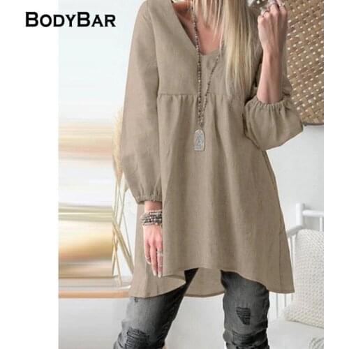 Summer Casual Dresses For Ladies 2021 Spring Sexy V-Neck Full Sleeve Maxi Dress Large Sizes Mini Dresses Oversized 4XL Vestidos