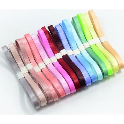 16 Colors 1 Yard Double Sided Grosgrain Ribbons for Christmas Wedding Party Gift Wrapping Crafts