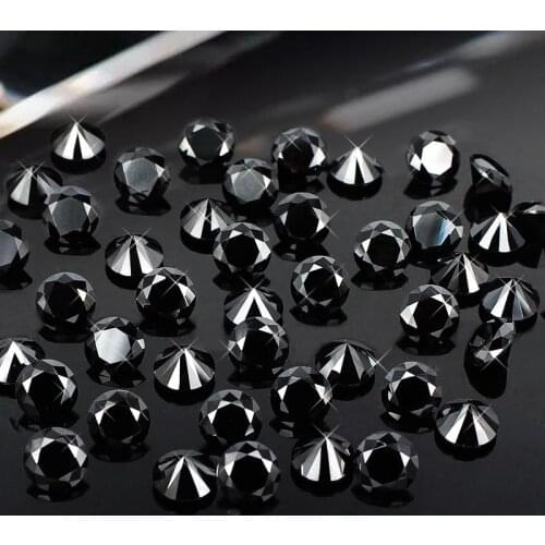 50pcs 8mm Cubic Zirconia Rhinestones Many Colors Crystal Material Brilliant Cuts Round Shape Stones For Jewelry Making Supplies