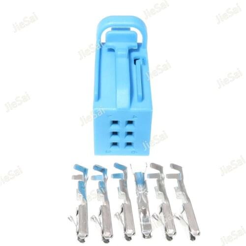 6 Pin 1-1534121-5 Automotive Tire Pressure Plug Wire Socket For VW