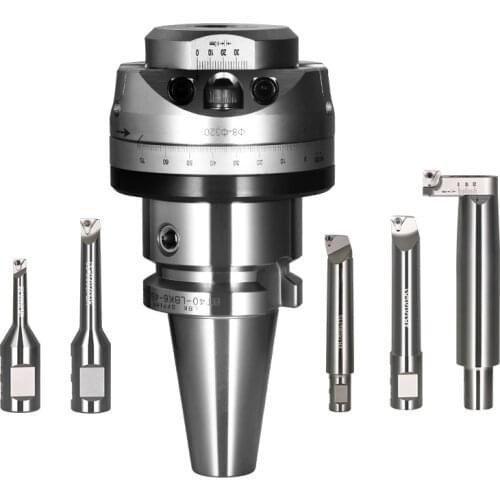 High Precision Boring Head BT50-NBH2084X with 9ppcs Boring Bars Cnc Boring Tools NBH2084X 0.005mm 2600rpm