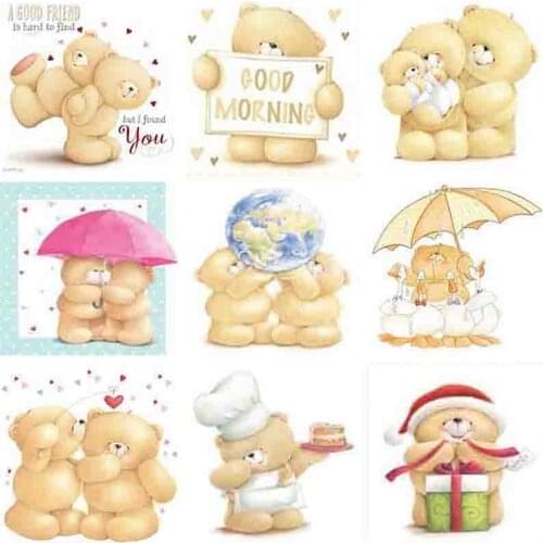 New Diy Diamond painting Cartoon bear 3D full square drill Diamond mosaic pasted full cross stitch Crafts children gifts decor