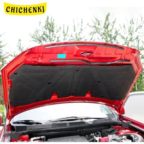 For Nissan Qashqai 2006-2013 Car Heat Sound Insulation Cotton Front Hood Engine Firewall Mat Pad Cover Noise Deadener Accessory