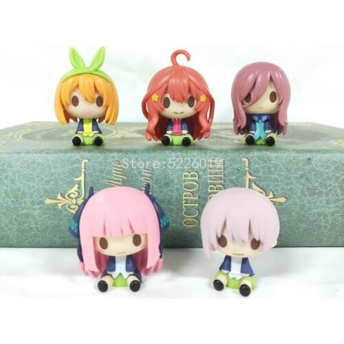 5cm Anime The Quintessential Quintuplets Figure Nakano Miku Action Figure Nakano Ichika Nino Yotsuba Itsuki Figurine Model Doll