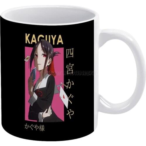 Kaguya Shinomiya Kaguya-sama Smug Card Anime White Mug Vintage Mug New Unisex Size Mug Kaguya Shinomiya Kaguya Sama Kaguyasama L