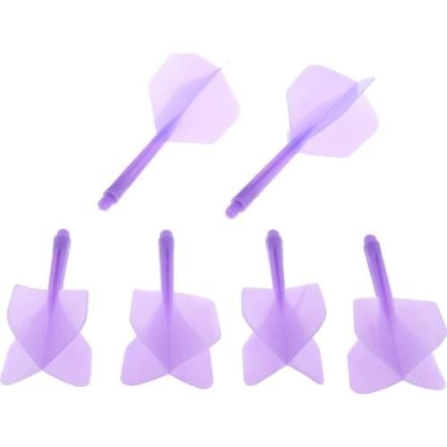 New Professional Plastic Dart Flights 4.5mm 2BA Screw Soft In-one Dart Flight Durable Anti-fall 80mm Darts Flights 6pcs /lot