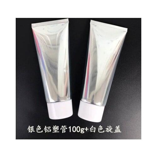 300pcs empty 100ml lotion plastic soft tube for cosmetic skin care cream packaging,100g squeeze container bottles with screw cap