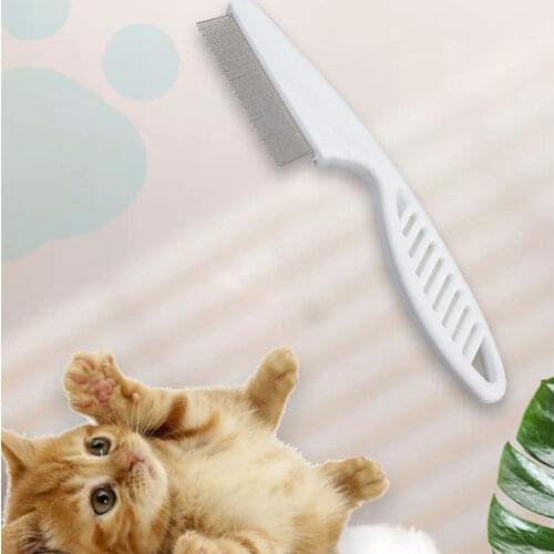 Home Pet Animal Care Comb Protect Flea Comb for Cat Dog Pet Stainless Steel Comfort Flea Hair Grooming Comb