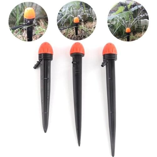 20Pcs 14.5/17/18.5cm Adjustable POM Ground Dripper Garden Drip Irrigation Sprinkler Greenhouse Succulent Plants Watering Nozzle