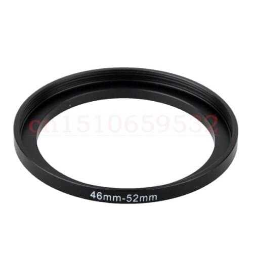 With Tracking number 10pcs Black Step Up Filter Ring Lens Ring 46mm to 52mm 46mm -52mm 46-52mm