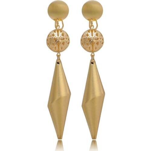 New Fashion Big Circle Punk Great Wall Pattern Hoop Drop Earrings Twisted Gold Color For Women Party Wholesale Top Quality