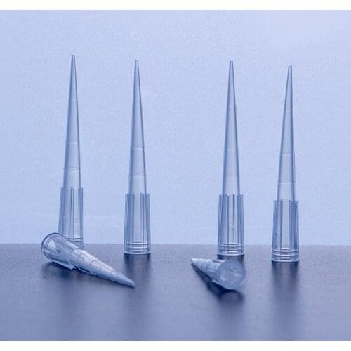 Regular Pipette Tips without Filter 1250ul Universal Non-Sterile 1000pcs*10bags
