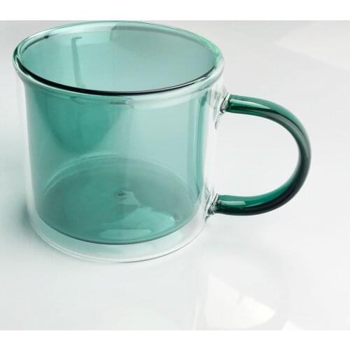 Double Wall Glass Cups and Mugs For Kombucha Tea Coffee INS Milk Juice Lady Valentines Day Anniversary Gift