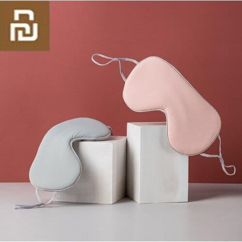 Youpin Jordan & Judy Eye Mask Shading Sleep Relief Eye Fatigue Double-sided Available Breathable Ice Silk Eye Patch