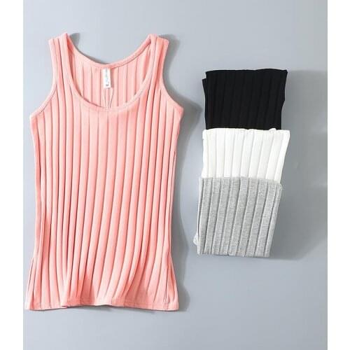 Women 2021 Spring Autumn Fashion Loose Short Sleeveless Tops Female Solid Color Bottoming Vest Tops Ladies O-neck Vest Tops D897