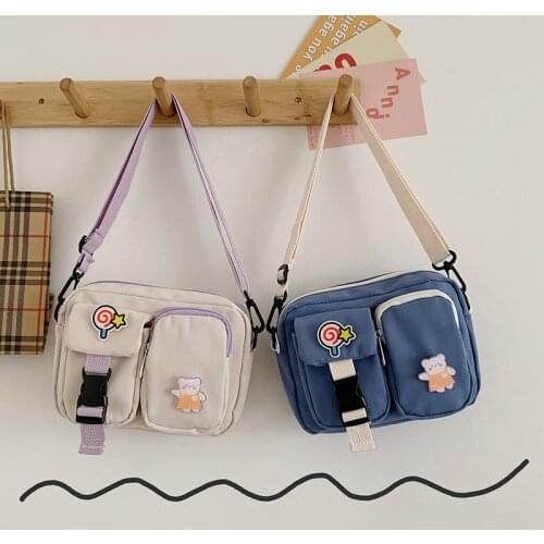 Womens Bag Japanese Department Harajuku Windsuit Messenger Bag Female Korean Students Shoulder Bags