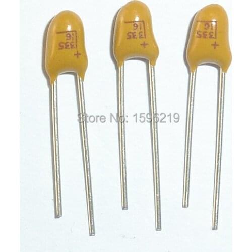 10pcs Tantalum capacitor 3.3uF 16V Brand New 16V3.3uF DIP Radial