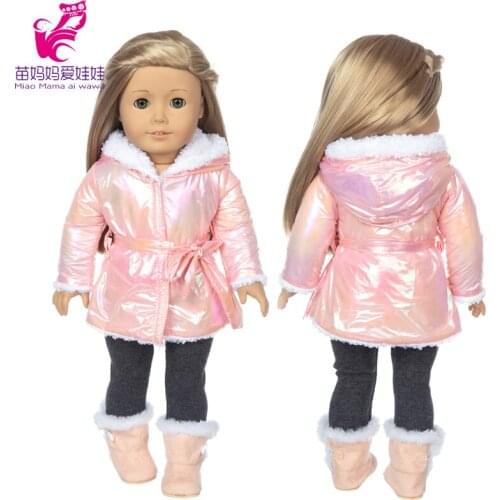 18 Inch Girl Dolls Clothes Jacket Baby Doll Outwear Baby Girl Birthday Gifts