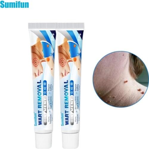 2Pcs Warts Remover Antibacterial Ointment Skin Tag Remover Treatment Cream Herbal Extract Corn Ointment