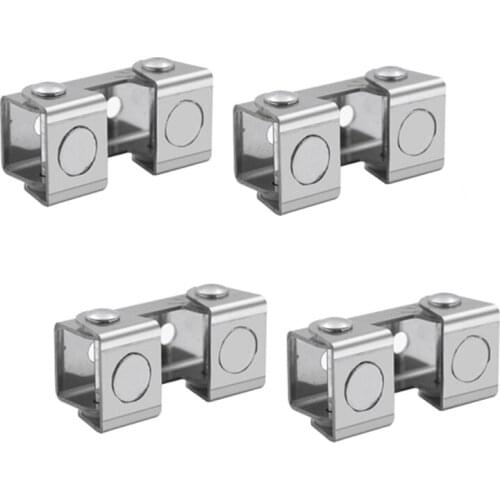4Pcs V Type Welding Jig Adjustable Magnetic Welding Clamps V Pads Fixture Holder Strong Welder Hand Tool