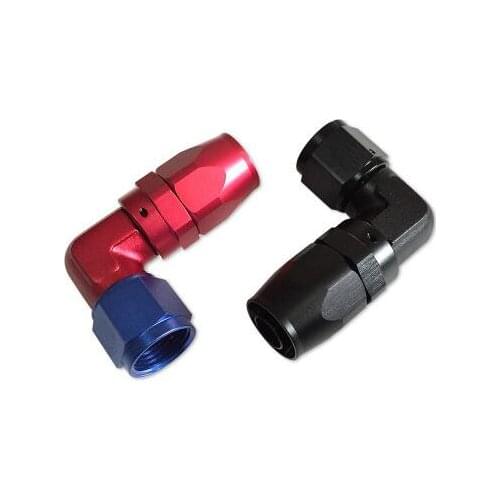 90Degree AN6/6AN 9/16-18UNF THREAD FORGED REUSABLE SWIVEL HOSE END FITTINGS