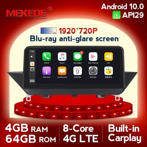 MEKEDE 6 core 2+32 PX6 Android car DVD GPS player for BMW X1 E84 2009-2015 Without screen or CIC 10.25 inch IPS screen