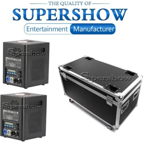 Free Shipping 2Pcs/Lot Flightcase DMX Remote Control Cold Spark Fireworks Sparklers Machine for Wedding Party Concert