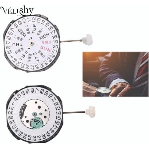 SL28 Three Hands Quartz Movement Date Watch Wristwatch Parts Repair Accessories Date Display Watch Repair Tools for Watchmaker