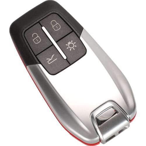 Kutery 10pcs/Lot Car Key Shell For Ferrari 458 588 488GTB La Ferrari 4Buttons With Uncut Blade Blank Cover Fob Case