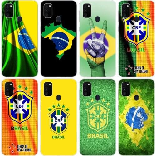 Brazil Brazilian flag Case for Samsung Galaxy M11 M10S M01 M21 M31S M51 A01 J2 Core A21 A42 J6 A6 A8 Plus A7 2018 Silicone Cover