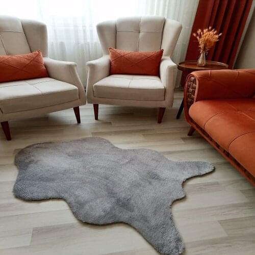 Home Decor Fireplace Front Bedroom Bathroom Post Carpet Fluffy Hairy Glossy Slip-Resistant Outsole 2021 Fashion Stylish Design Customized