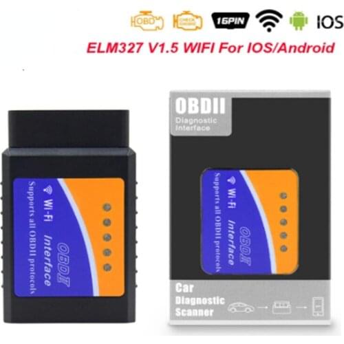 ELM 327 V1.5 OBD wifi Scanner Car Diagnostic Auto Tool OBD 2 wifi Scanner ELM327 v1.5 For Android iOS Car OBD diagnostics Tool