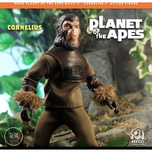 Original Mego Planet Of The Apes Cornelius Fiction Film Action Figure Model Toys Original Collection