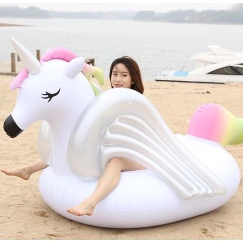 Swimming Pool Giant Pool Floats Inflatable Swimming Ring Pegasus Floating Adult Tube Raft Kid Pool Toys Summer Water Mattress
