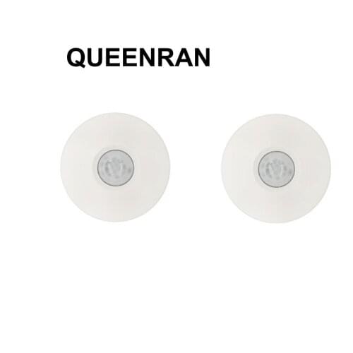 2pcs/lot Dual Tech Microwave Sensor Wired Pir Motion Sensor 360 Degree Ceiling Infrared Motion Detector For Home Security